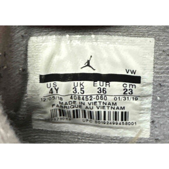 Nike Air Jordan 4 Retro Bred Size 4 Youth (Size 5.5 Women's) - Picture 6 of 7